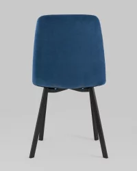 Стул Оливер Скуаре велюр Синий / Oliver Square